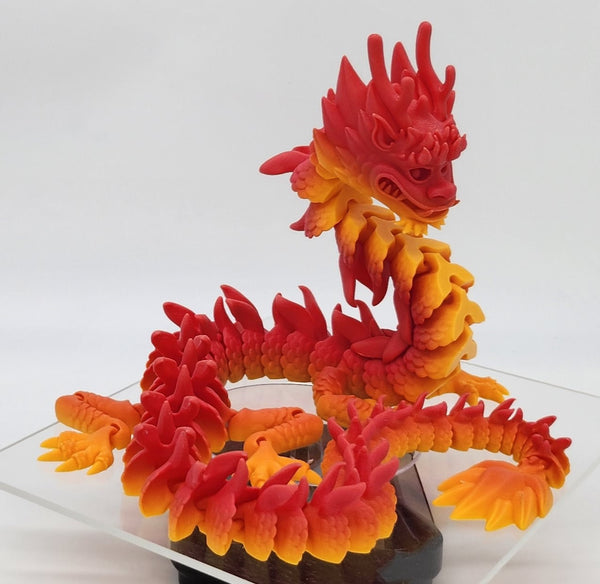 Flexi Imperial Dragon - Red and Gold