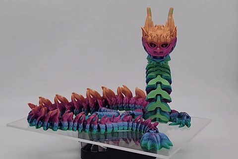 Flexi Imperial Dragon - Metal Rainbow