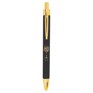 Custom Laser Engraved Leatherette Refillable Ink Pens – Ockey Designs