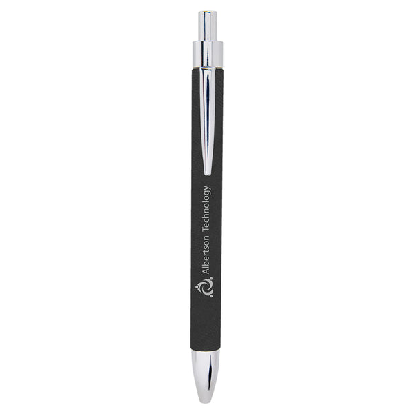 Custom Laser Engraved Leatherette Refillable Ink Pens