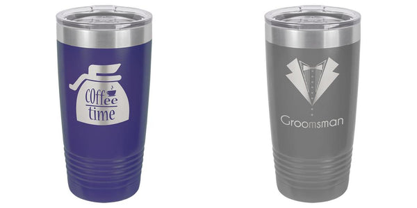 Custom Laser Engraved 20 oz Polar Camel Stainless Steel Travel Mug