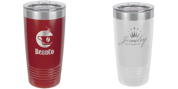 Custom Laser Engraved 20 oz Polar Camel Stainless Steel Travel Mug