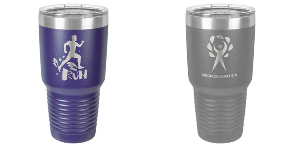 Custom Laser Engraved 30 oz. Polar Camel Stainless Steel Travel Mug