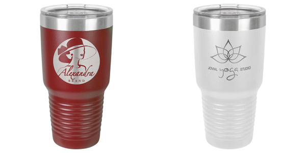 Custom Laser Engraved 30 oz. Polar Camel Stainless Steel Travel Mug